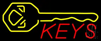 Keys Logo LED Neon Sign