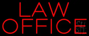 Red Law Office LED Neon Sign