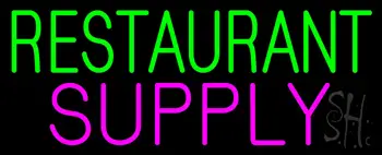 Green Restaurant Pink Supply LED Neon Sign