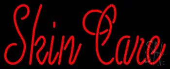 Red Cursive Skin Care LED Neon Sign