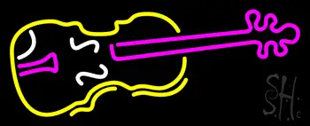 Violin Logo LED Neon Sign