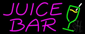Pink Juice Bar Logo LED Neon Sign