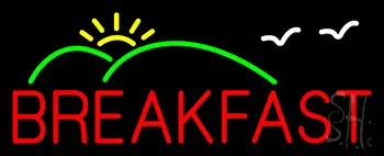 Breakfast Logo LED Neon Sign