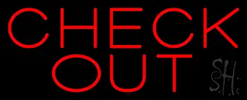 Block Red LED Neon Sign