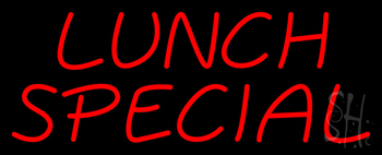 Red Lunch Special LED Neon Sign
