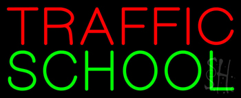 Traffic School LED Neon Sign