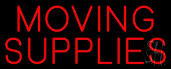 Red Moving Supplies Block LED Neon Sign