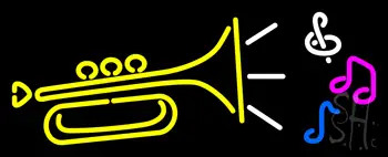 Trumpet Logo LED Neon Sign