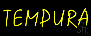 Yellow Tempura LED Neon Sign