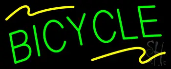 Green Bicycle LED Neon Sign