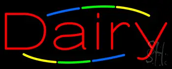 Multi Colored Dairy LED Neon Sign