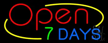 Open 7 Days LED Neon Sign