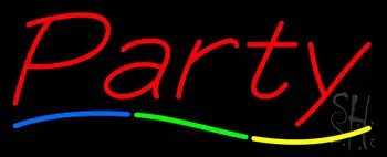 Red Party LED Neon Sign