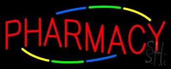 Multi Colored Pharmacy LED Neon Sign