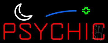 Red Psychic Block Logo LED Neon Sign