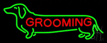 Dog Grooming Logo LED Neon Sign