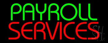Payroll Services LED Neon Sign
