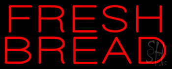 Red Fresh Bread LED Neon Sign