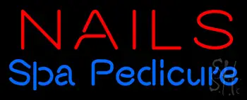 Red Nails Spa Pedicure LED Neon Sign