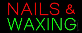 Red Nails And Green Waxing LED Neon Sign