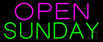 Open Sunday LED Neon Sign