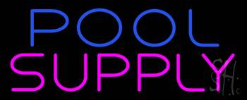 Blue Pool Pink Supply LED Neon Sign