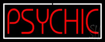 Psychic White Border LED Neon Sign