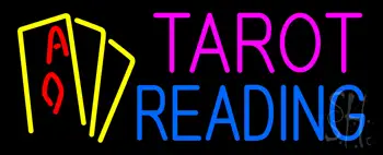Tarot Reading Block Cards LED Neon Sign