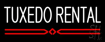 Tuxedo Rental Block LED Neon Sign