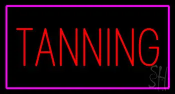 Red Tanning LED Neon Sign