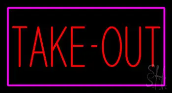 Take Out LED Neon Sign