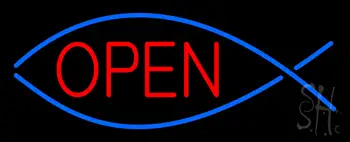 Fish Open LED Neon Sign