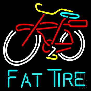 Fat Tire Beer LED Neon Sign