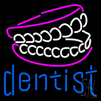 Dentist Tooth Logo LED Neon Sign