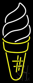 Vertical Ice Cream Logo LED Neon Sign