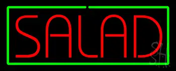 Red Salad With Green Border LED Neon Sign