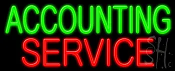 Accounting Service LED Neon Sign