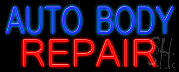 Auto Body Repair LED Neon Sign