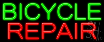 Bicycle Repair LED Neon Sign