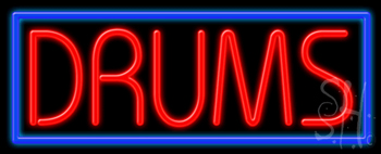 Drums LED Neon Sign