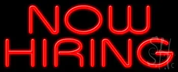 Now Hiring LED Neon Sign