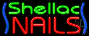 Shellac Nails LED Neon Sign
