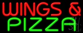 Wings And Pizza LED Neon Sign