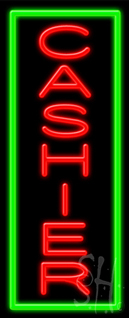 Cashier LED Neon Sign