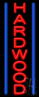 Hardwood LED Neon Sign