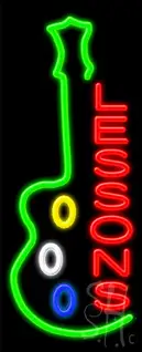 Music Lessons LED Neon Sign