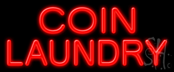 Coin Laundry LED Neon Sign