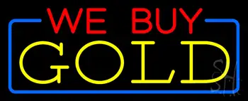 We Buy Gold LED Neon Sign