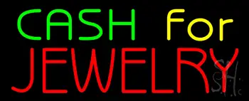Green Cash For Jewelry LED Neon Sign