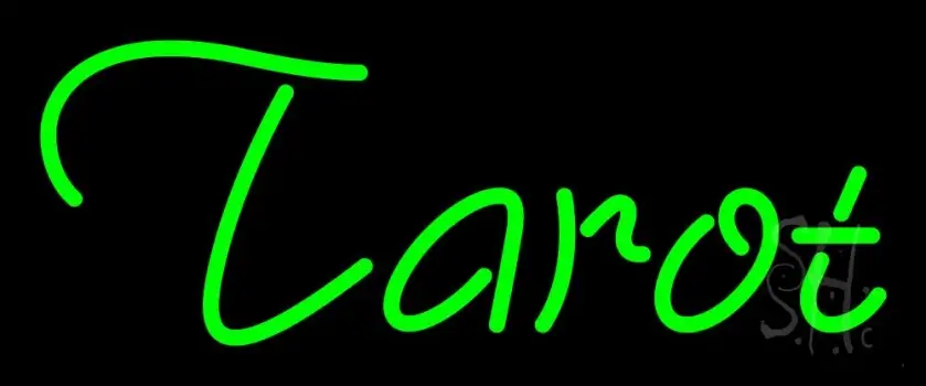 Green Tarot LED Neon Sign